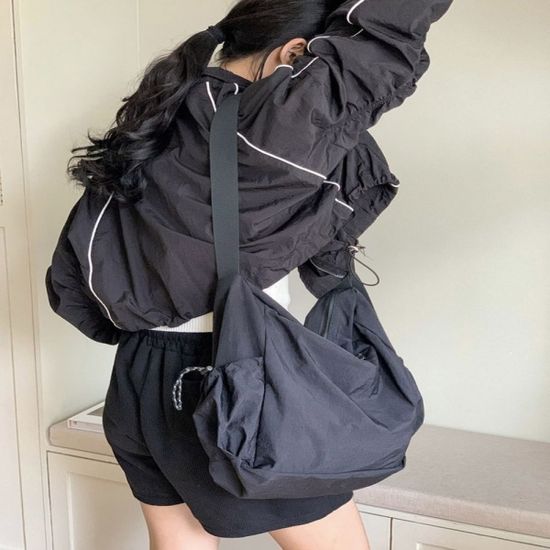 남여공용 학생가방 크로스백 바디백 나일론 가벼운백[