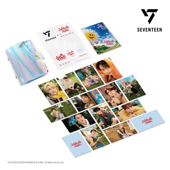 세븐틴 HEAVEN PM 2:14 렌티큘러 미니카드&바인더
