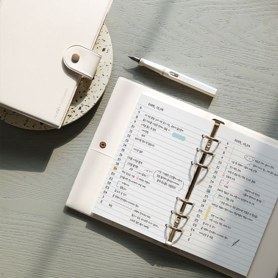 리코즈 A6 6공 아카이브 다이어리 바인더 커버