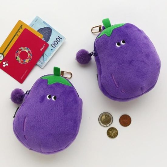 핑크풋 가지 동전지갑