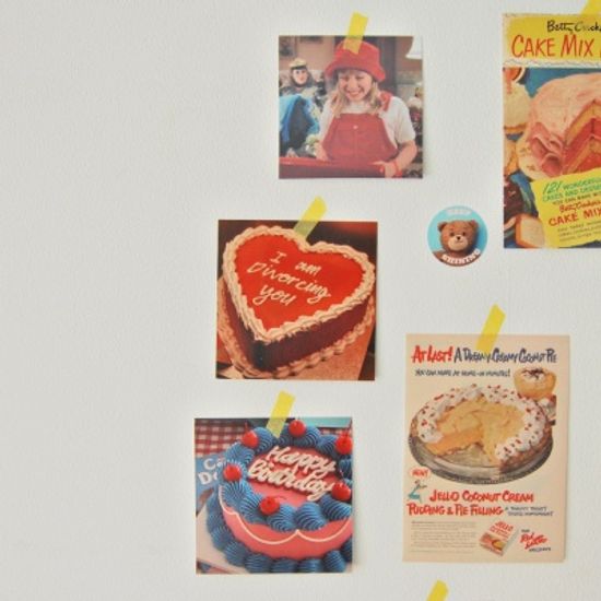 케이크 미니 포스터 카드(9장 1세트)