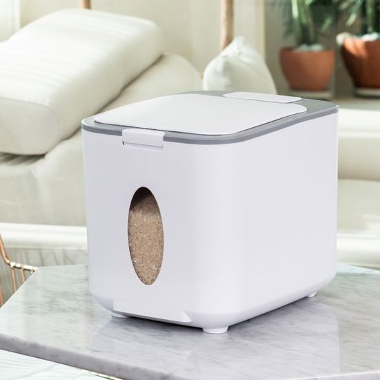 레토 원터치 쌀통 14kg 밀폐 쌀보관통 보관함 LAC-R01