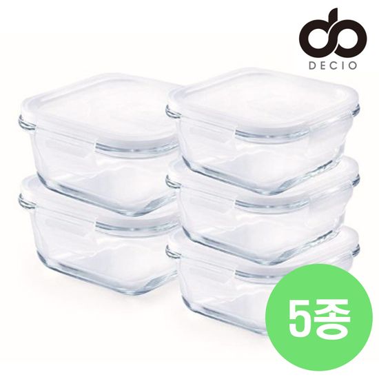 [데시오] 오븐글라스 5종 세트