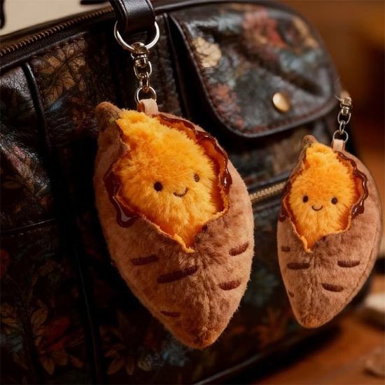 귀여운 군고구마 캐릭터 봉제 인형 키링 가방 꾸미기