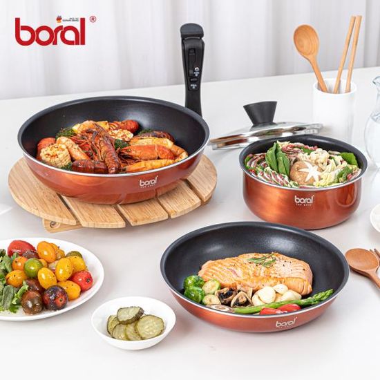 보랄 IH 분리형 팬&냄비&멀티핸들 5종세트 BR-FP500S