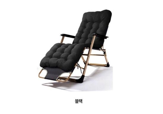 최고급형 리클라이너 각도조절 의자 블랙 쿠션세트