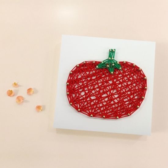 꼬마 토마토 스트링아트 만들기 패키지 DIY (EVA)