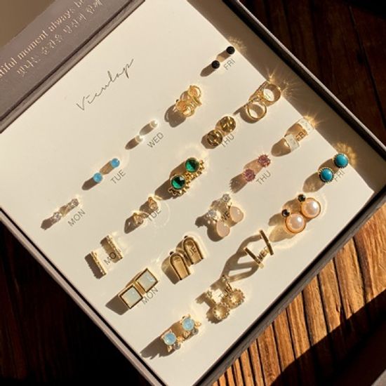 뷰랩 프리미엄 귀걸이 한달 미러박스