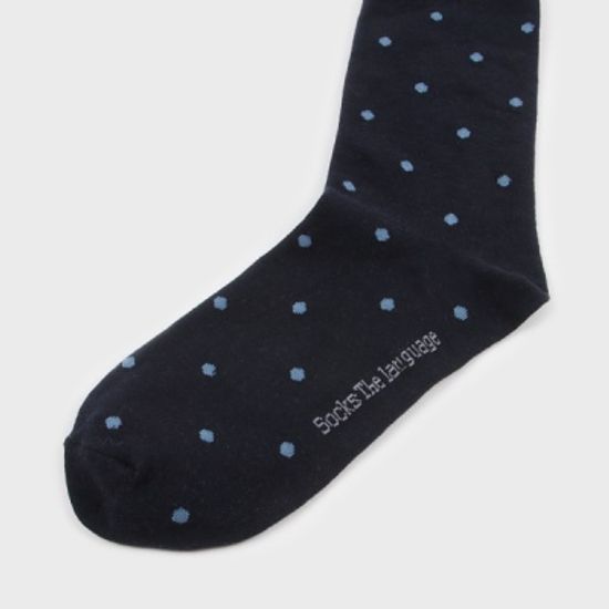 위트 도트 패턴 양말