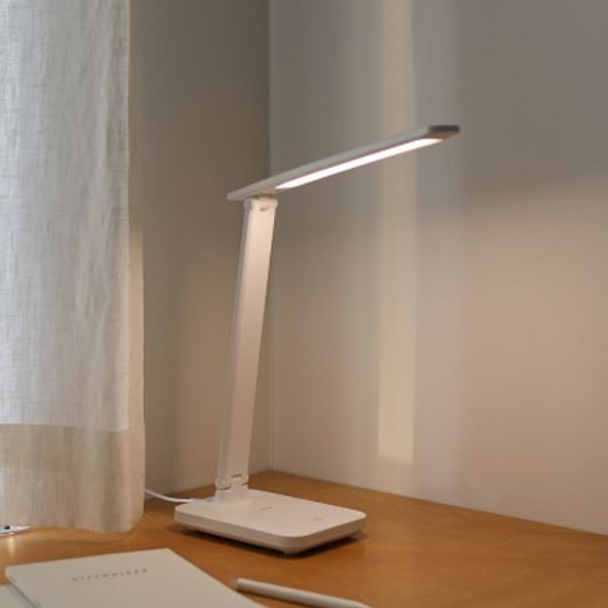 [무아스] 시력보호 3색 LED스탠드 터치조작 독서실