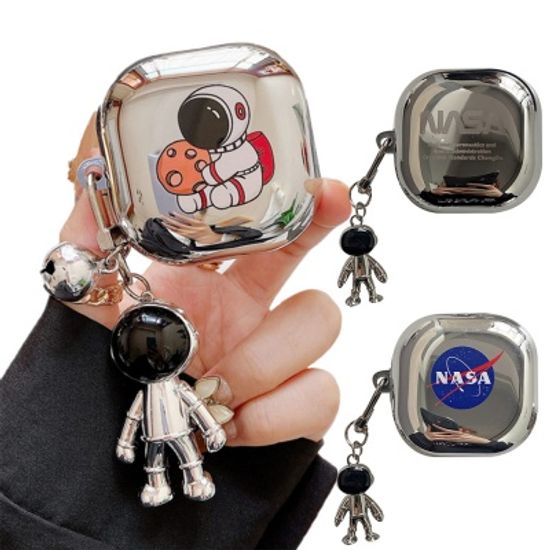 갤럭시 버즈2 프로 라이브 전기도금 캐릭터 링 케이스