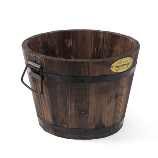 홈가든 빈티지 원목 화분 실내정원 화분커버 케이스