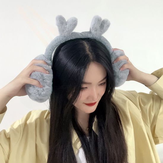 하트퐁퐁 퍼 귀마개 보온귀덮개 접이식귀마개