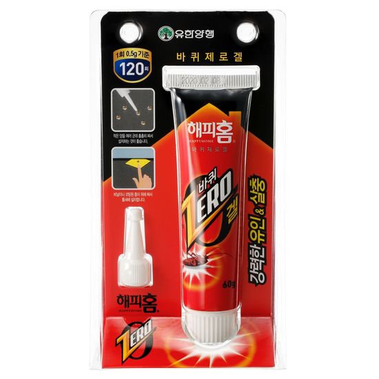 해피홈 바퀴벌레약 살충제 바퀴제로겔 60g(WB0A7FA)