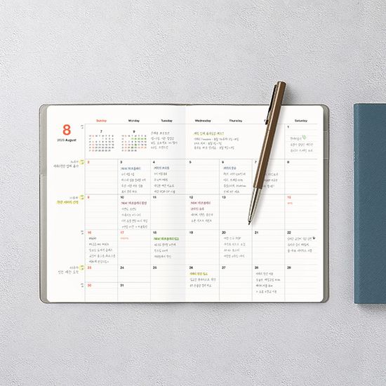 (2026 날짜형) 먼슬리 플래너 2026 A5_월간 다이어리