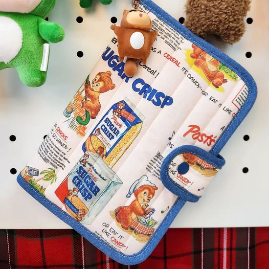 슈가베어 패브릭 다이어리 북커버