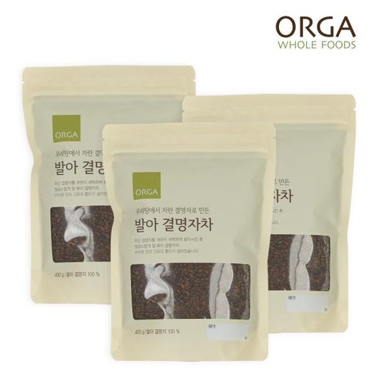 [올가] ORGA 발아 결명자차(400g) x 3봉