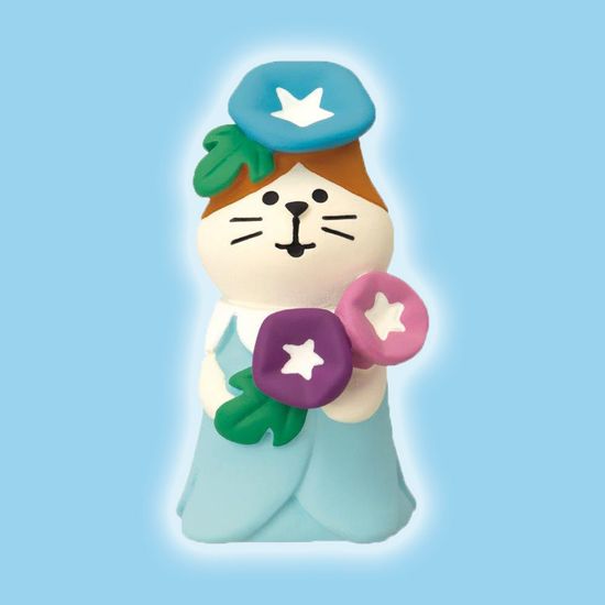concombre 플라워 고양이 나팔꽃