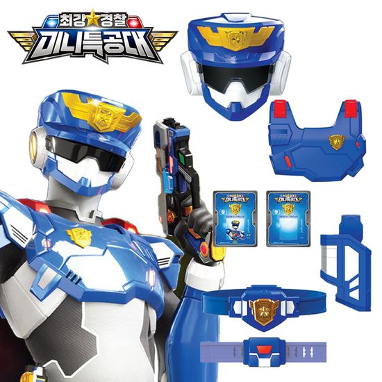 최강경찰 미니특공대 볼트변신세트 어린이코스튬