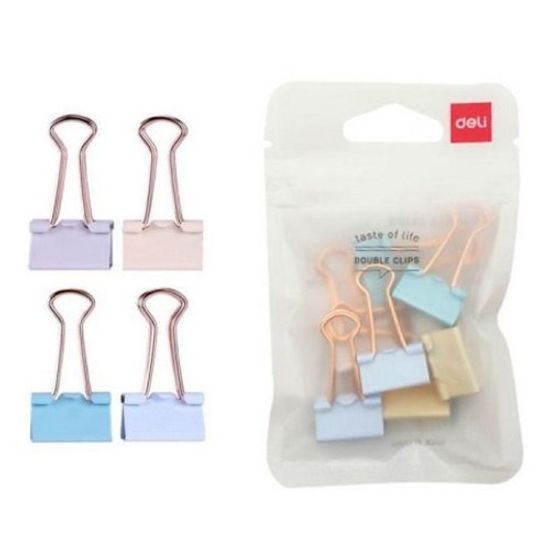 꿈드림22 델리 9422PS 파스텔 더블클립 19mm-8개(지)