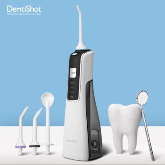 휴대용 구강세정기 덴티샷 1800회맥동수압 무선충전