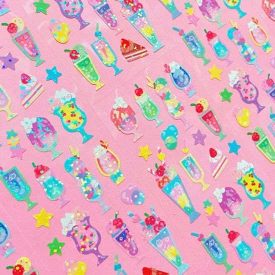 트윙클 Parfait and Soda 칼선 스티커