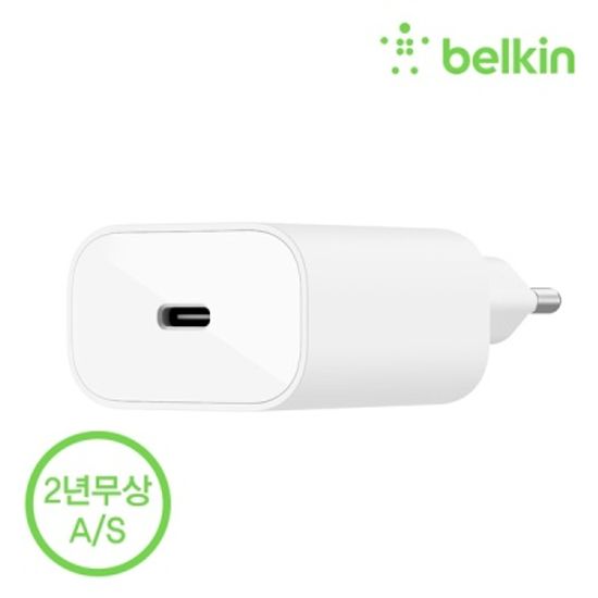 벨킨 25W USB-C PD 3.0 PPS 가정용 충전기 WCA004