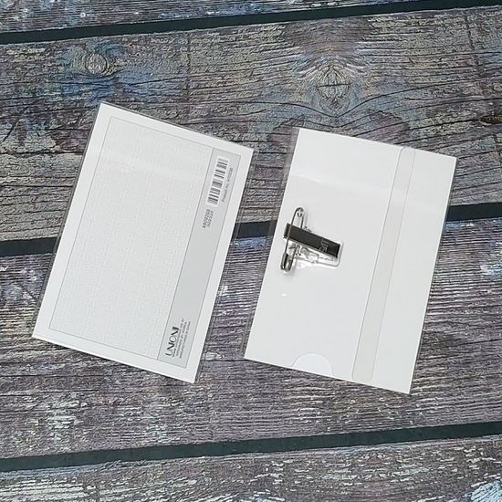 110x70mm(대) 행사용 PVC 집게명찰 NT0036 10개