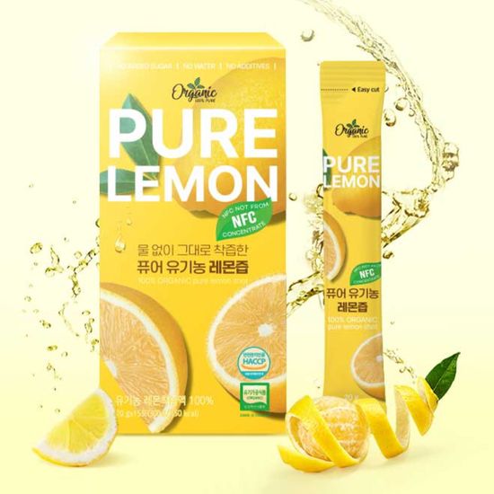 [천호엔케어] 퓨어 유기농레몬즙 20g x 15포
