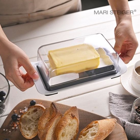 치즈&버터 보관용기 버터디쉬+버터나이프+뚜껑세트