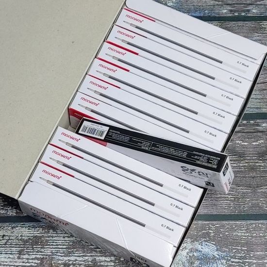 모나미 153볼펜 0.7mm 리필심 영심 1다스(12개입)