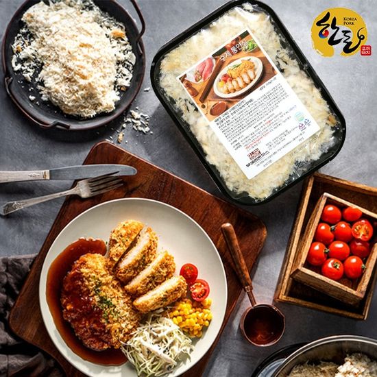 한돈 수제 통 안심 돈까스 240g(2장)x2팩/총4장