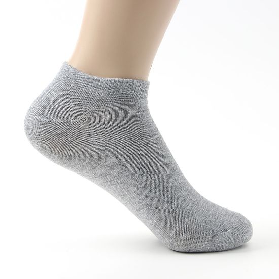 [아일렌] 스탠다드 남성 발목 양말 5켤레(그레이)