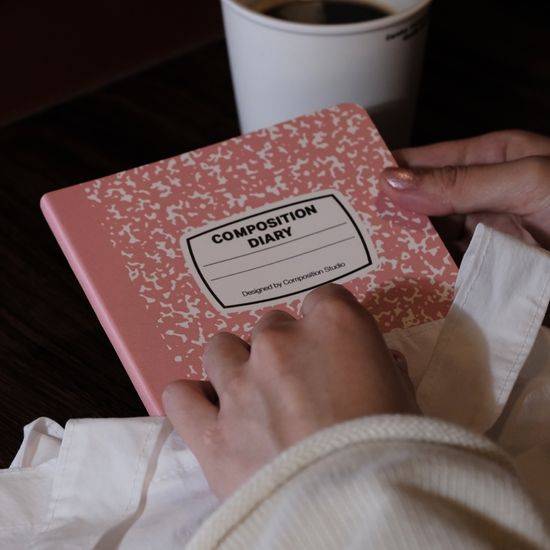 컴포지션 북 폴드 6개월 다이어리