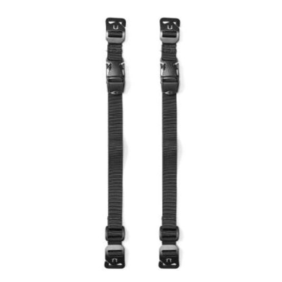 블랙엠버 SR BUCKLE STRAPS (2 SET) (JET BLACK)