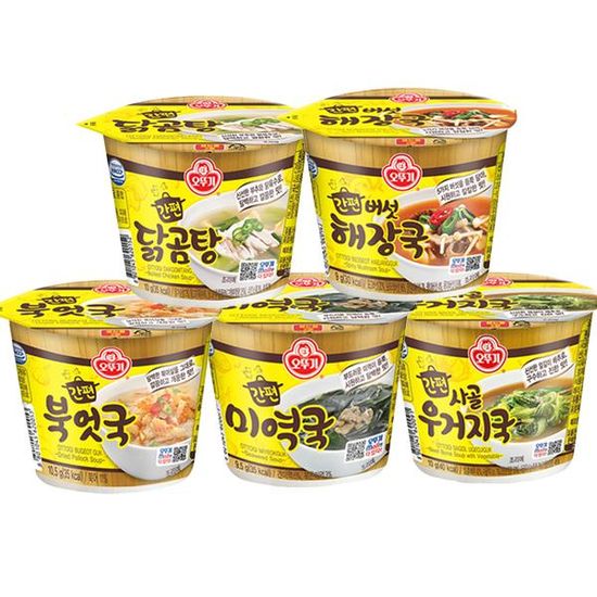 [오뚜기] 간편 컵국 5종 골라담기 (5개구성)