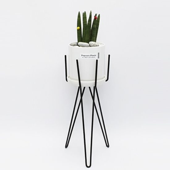 B. 육각 화분 스탠드(L)-14.5(지름) x 40cm