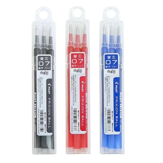 파이롯트 프릭션 0.7mm 단색볼펜 리필심 KRF30F 3입