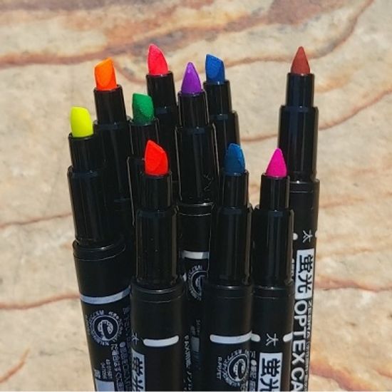 제브라 트윈닙 형광펜 옵텍스케어 10색세트 WKCR-10C