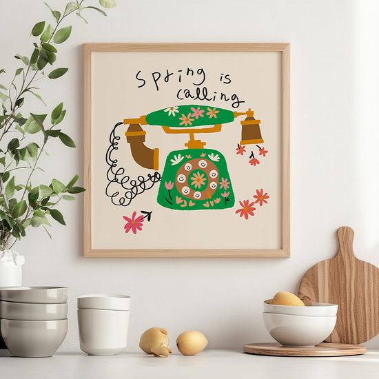 Spring is calling, 차윤아트 작가 그림