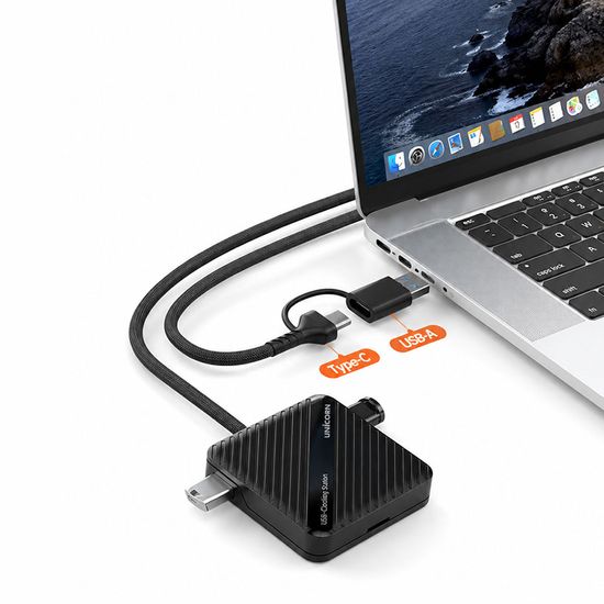 유니콘 6in1멀티카드리더기 메모리보관케이스 USB3.2 
