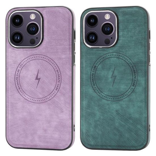 아이폰XS 맥세이프 젤리범퍼 커버 가죽 케이스 p813