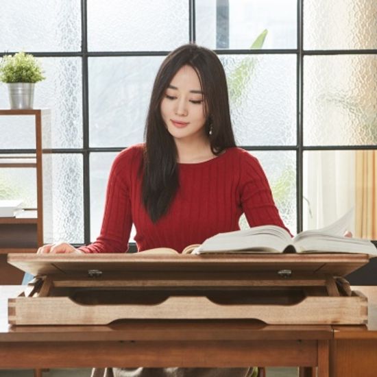 명품 각도조절 독서대 800 애쉬 원목 필기 큰독서대