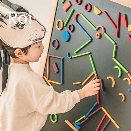 [꼬메모이] 로이 더블 보드 그란데 / 유아 자석 칠판