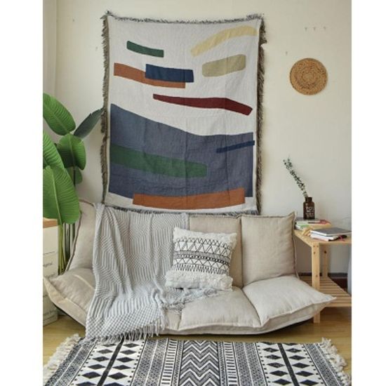 캠핑 차박 감성 태피스트리 블랭킷 소파커버125x150cm