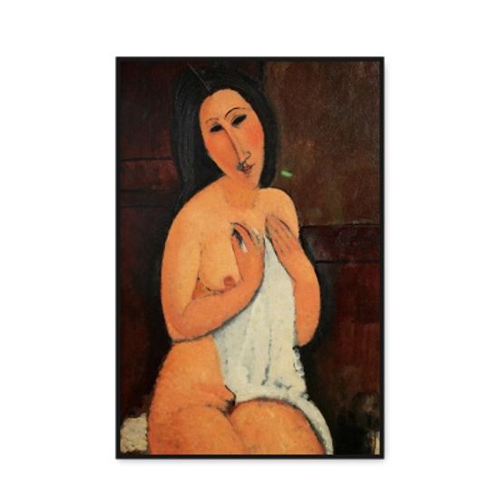 [더벨라] 모딜리아니 - 셔츠 차림의 앉아 있는 누드