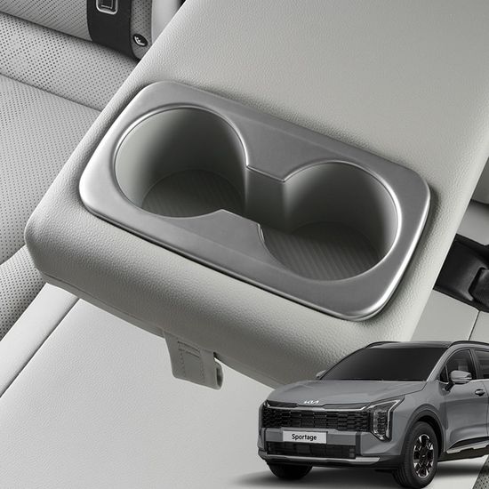 더뉴 스포티지 NQ5 2열 컵홀더 카본 몰딩(WFGDSME)