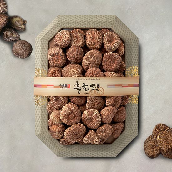 [믿음영농조합] 강진 명품 흑화고 400g/보자기