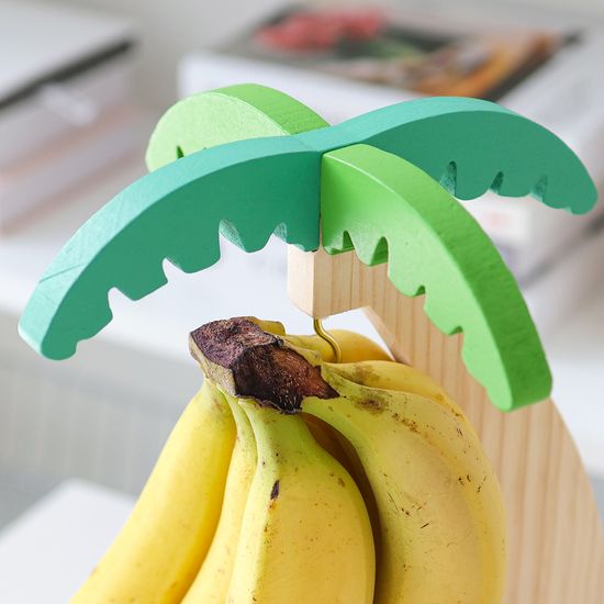 우드 바나나걸이 거치대 주방 인테리어 소품