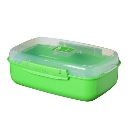 [시스테마] 투고 직사각 전자레인지용기 1.25L (3colo